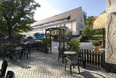 Land- und Golfhotel ´Alte Fliegerschule´ Eisenach: Vista exterior