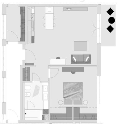 rostock apartment LIVING HOTEL: Plattegrond (vergaderruimte)