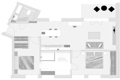 rostock apartment LIVING HOTEL: Plan (salle de réunion)