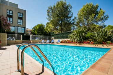 Hotel Desitges: Piscina